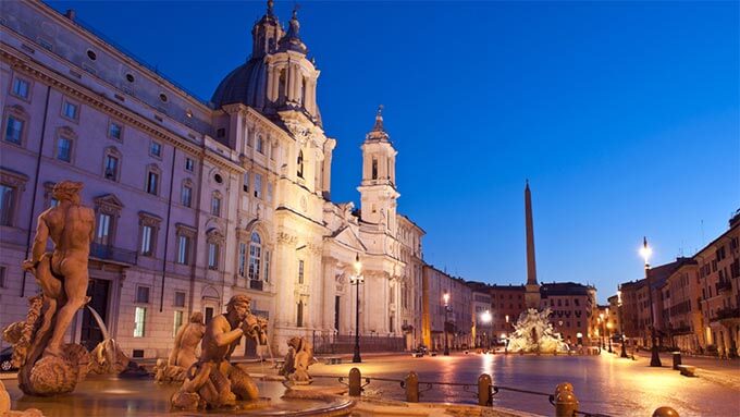 Piazza Navona mit den Brunnen