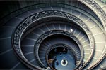 Treppe in den Vatikanischen Museen