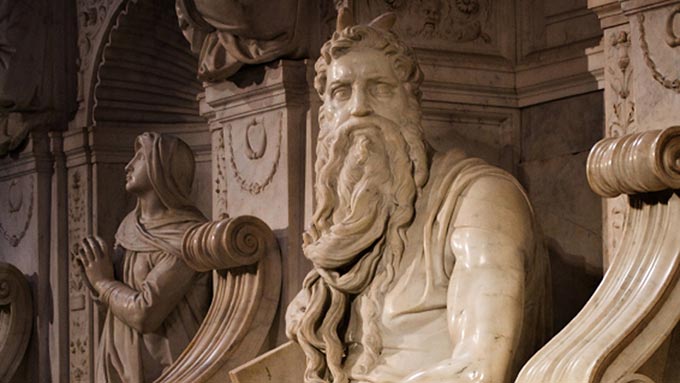 Moses Statue von Michelangelo in San Pietro in Vincoli