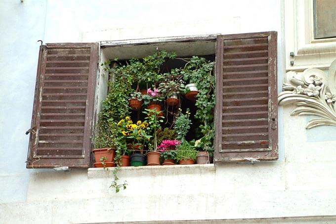 Fenster in Rom