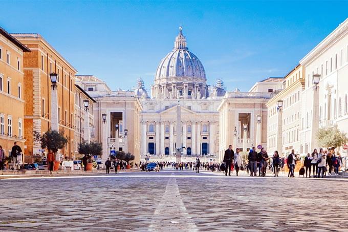 Vatikan: Weg zum Petersplatz